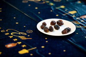 A plate of dates