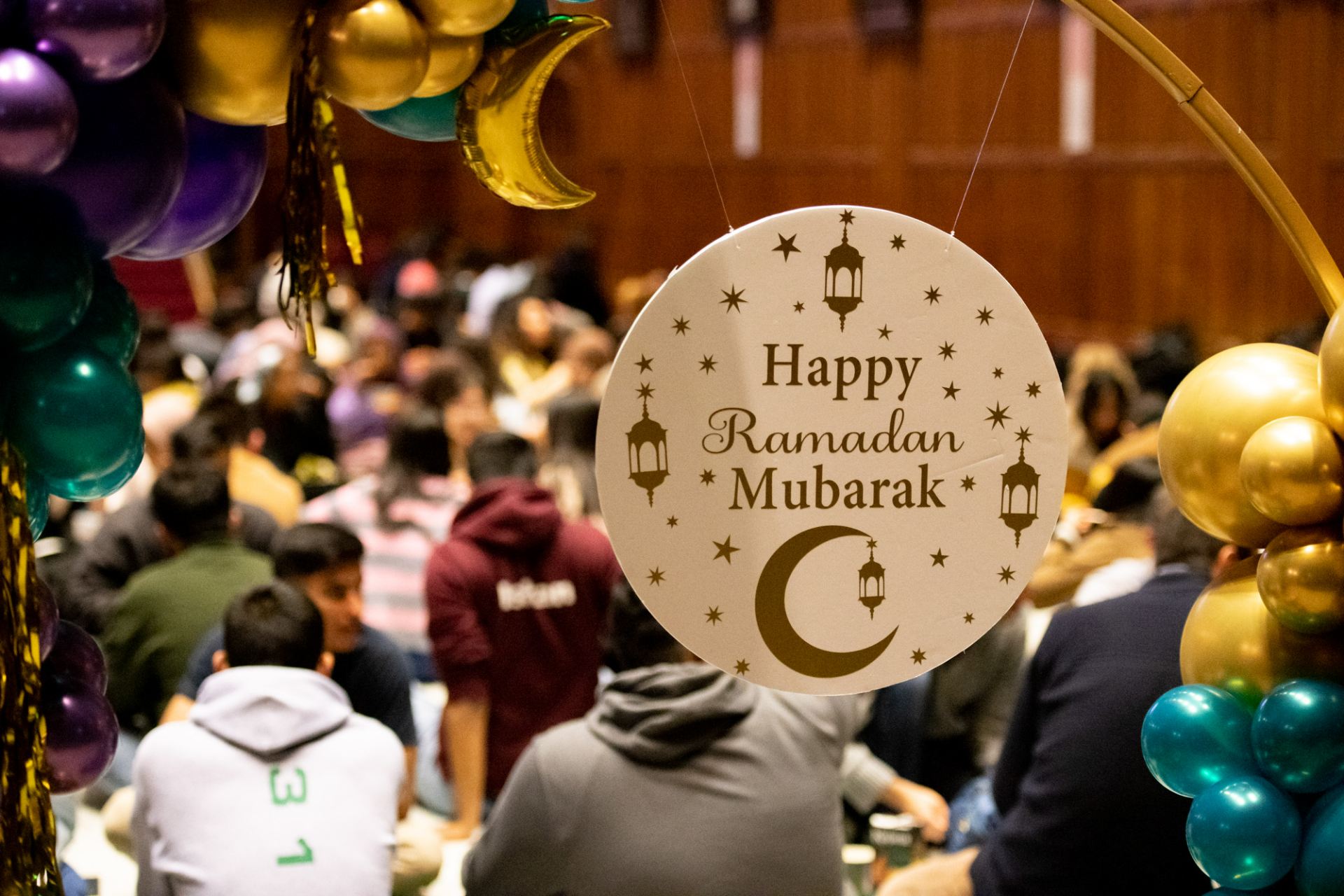 Happy Ramadan Mubarak sign