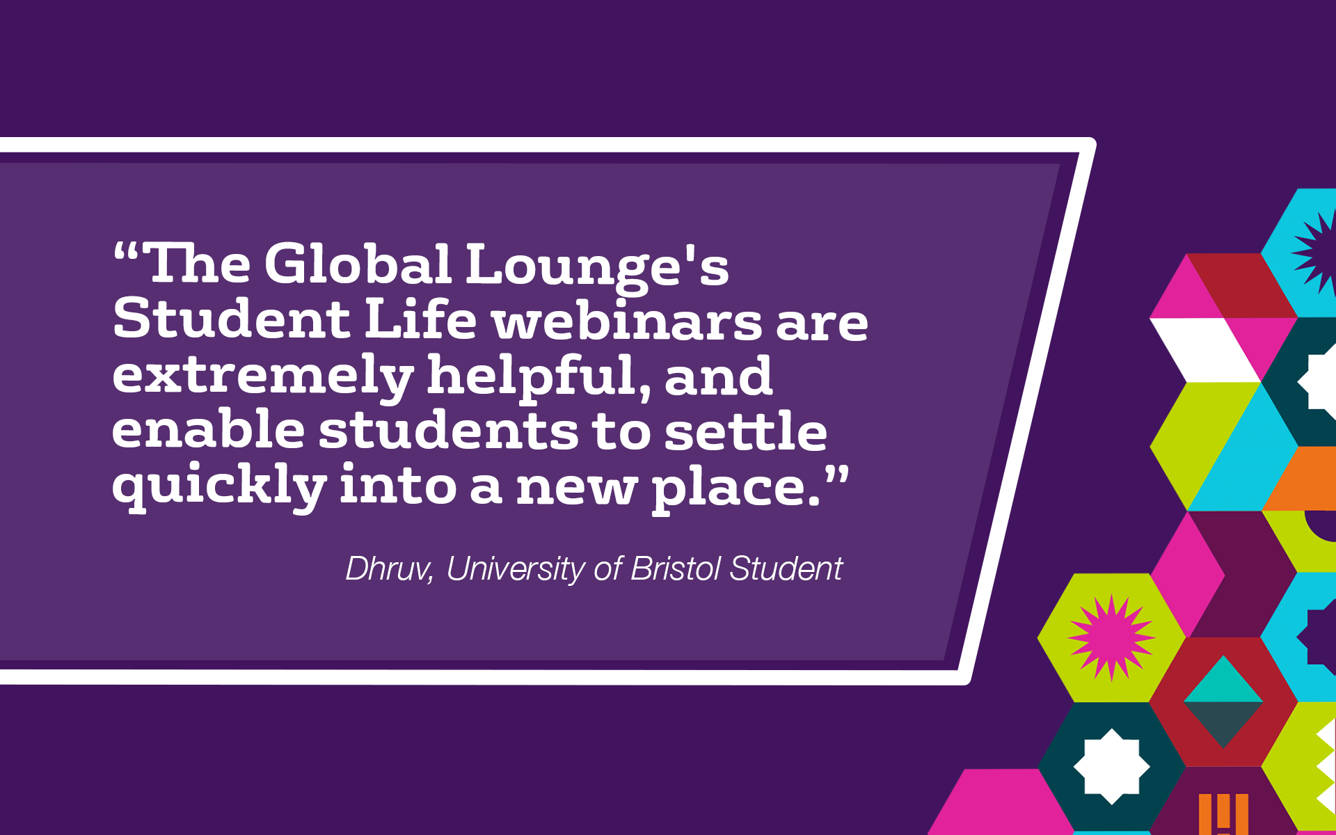 Positive comment on Global Lounge